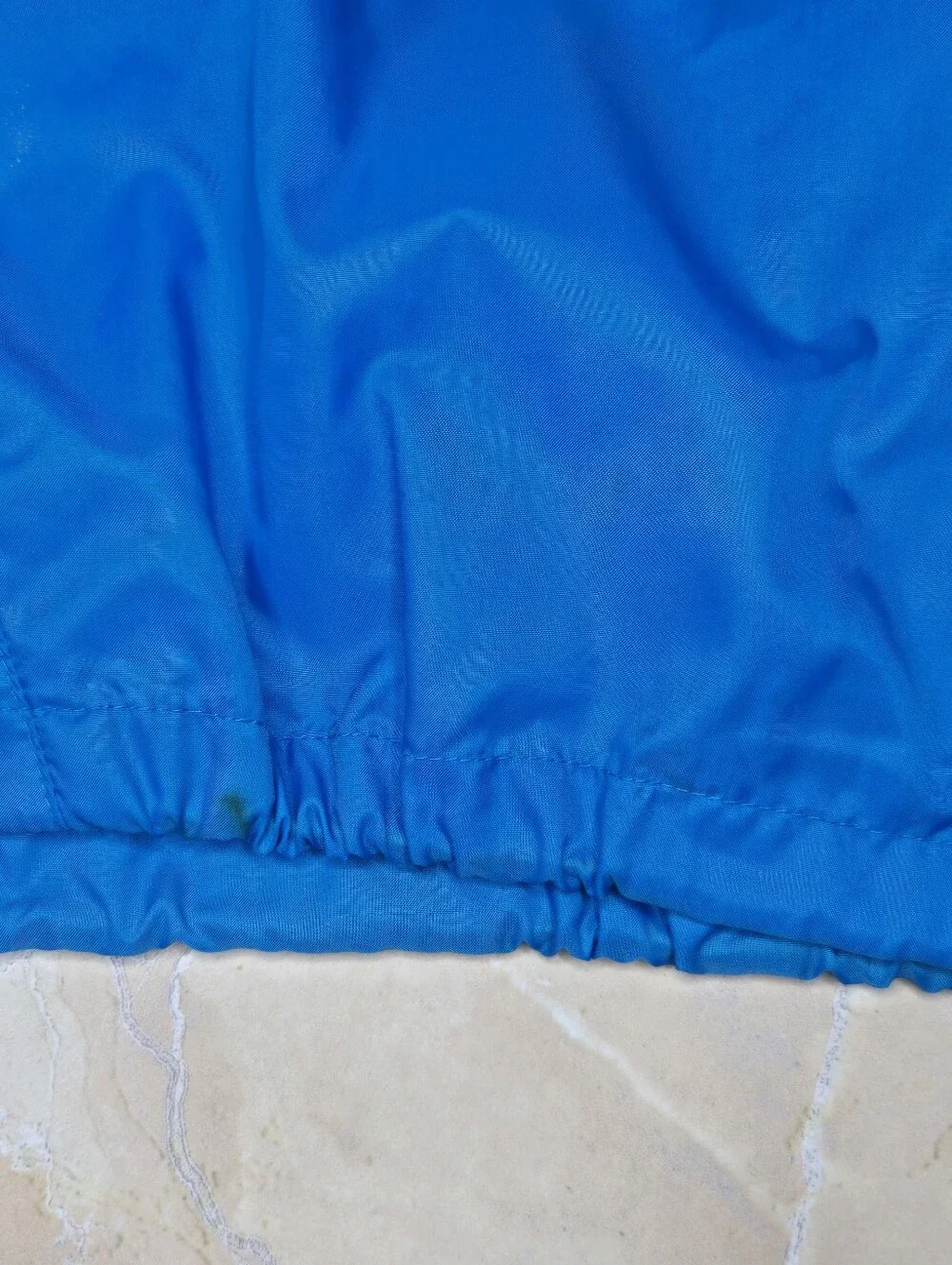 Vintahe Nike Blue Windbreaker with Lime Accents